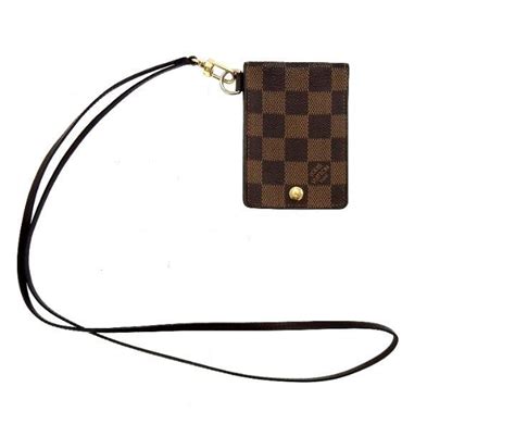 louis vuitton personalised card holder|Louis Vuitton lanyard card holder.